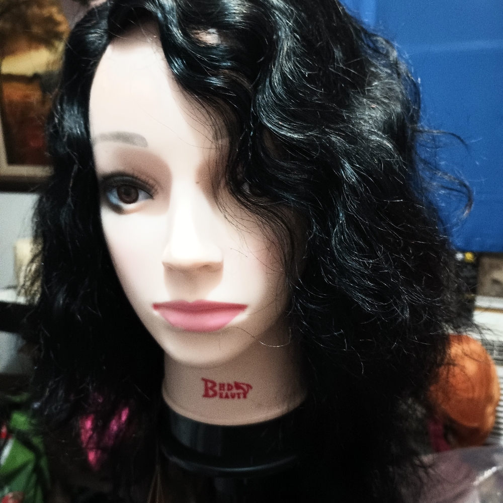 💯 percent human hair wig